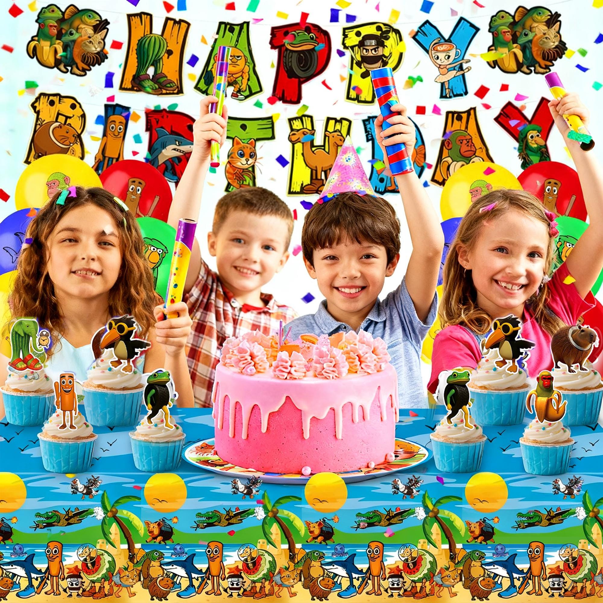 Tennisdekorationen - Happy Birthday Banner, Luftbal Produktbild-Vorschau 10