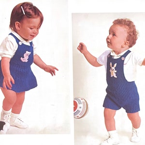 Knit Baby Romper & Jumper Patterns PDF Digital Download