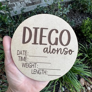 Personalized birth announcements