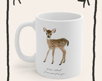 11oz 330ml Ceramic Bambi Cup Coffee Cup Cute Tea Mug