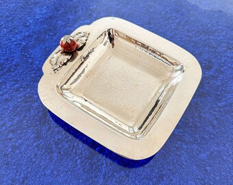 1990s Portuguese Silver Tray