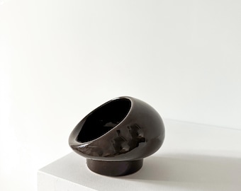 Gabbianelli OPI 102a Ashtray – Marcello Cuneo / Italian 1970s Ceramic Space Age / Mid Century Modern
