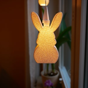 Lampenschirm Osterhase passend für kleinen bekannten Weihnachtsstern Bild 5