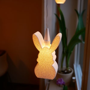 Lampenschirm Osterhase passend für kleinen bekannten Weihnachtsstern Bild 3