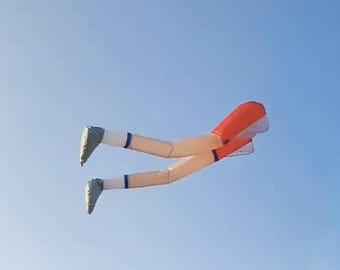Funny Horror Flying Legs Kite, Unique Outdoor Toy, Optical Illusion, High-Quality Wind Catcher, Creepy Yet Hilarious Gift, Beach  Park Fun
