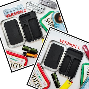 V1 OR V2 - Altoids Tin Organizer - Custom High-Density EVA Foam EDC Organizer – Precision Fit Carry. Knife/Multi-Tool, Light & Fire!!!