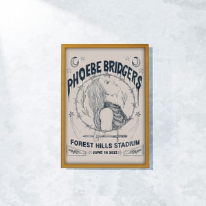 Phoebe Bridgers Poster: Vintage Music Graphic Art (Digital Download)