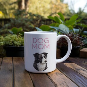 Border Collie Dog Mom Mug