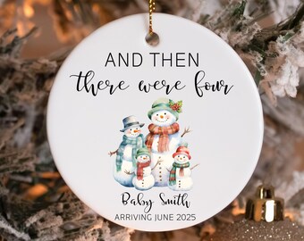Ornamento natalizio personalizzato pupazzo di neve, idea