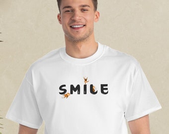 Tshirt - Smile Monkey - Cute Tshirt - Funny Design Tshirt