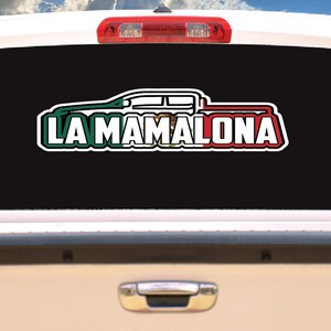 La Mamalona Decal Car Window Laptop Vinyl Sticker Trokiando Trucks