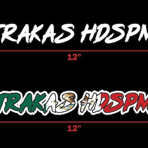 Trakas HDTPM Decal Car Window Vinyl Sticker Mexico Trucking Mexican Flag Decal