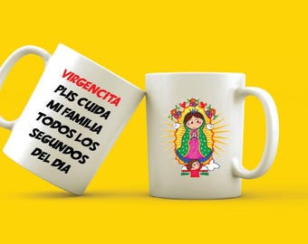 Lady of Guadalupe Mugs Hot Drink Cup 11oz Mug Coffee drink mug Virgin Mary
