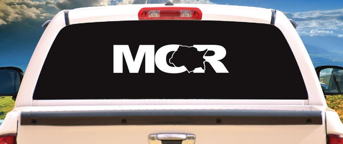 Morelos Letters Decal Car Window Laptop Map Vinyl Sticker Estado DF MOR ...