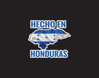 Hecho en Honduras Decal Car Window Vinyl Sticker Honduras Trokas sticker