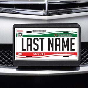 Zacatecas Car Plate aluminum License Plate Mex ZAC Mexico State CUSTOMIZED Trokas Trokiando Estados de Mexico, Mexican State Car Plate