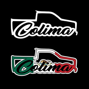 Colima Decal Troka Silhouette COL letters Decal Car Window Laptop Map Vinyl Sticker Mexico Mexican Logo Decal Mx Estado Mex Flag sticker