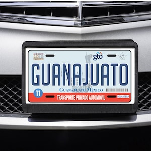 Guanajuato Mexico Car Plate Aluminum License Plate Mexican Mexico GTO Mex Placa de Mexico