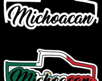 Michoacan Decal Trokita Decal Car Window Laptop Vinyl Sticker Mexico Truck MICH