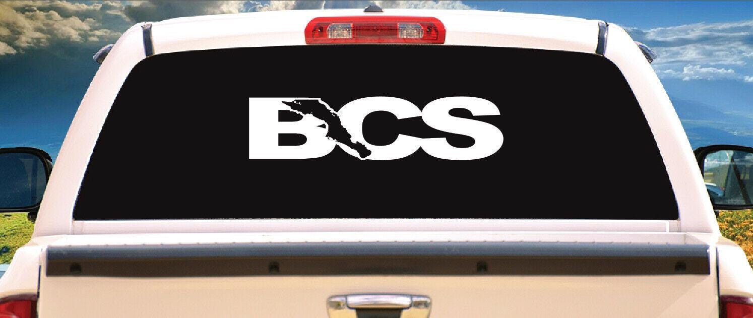 Baja California Sur Letters Decal Car Window Laptop Map Vinyl Sticker ...