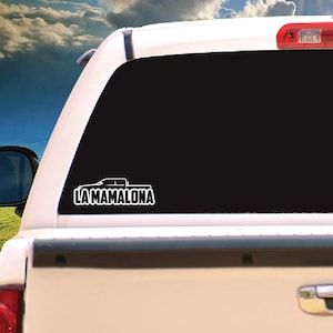 La Mamalona Decal Car Window Laptop Vinyl Sticker Trokiando Trucks