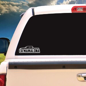 La Mamalona Decal Car Window Laptop Vinyl Sticker Trokiando Trucks
