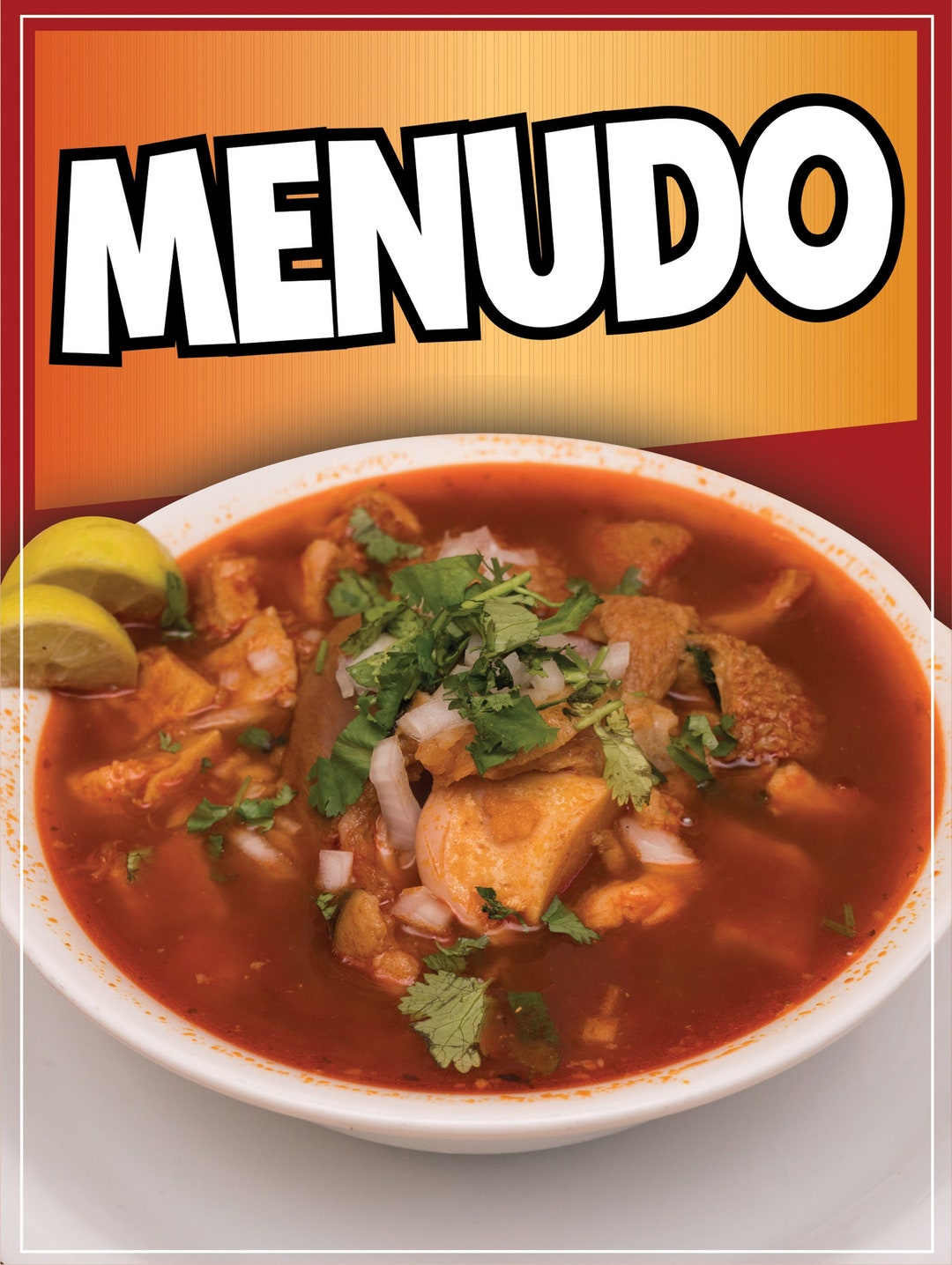 Menudo Decal Window Sticker Mexican Food Truck Concession Vinyl ...