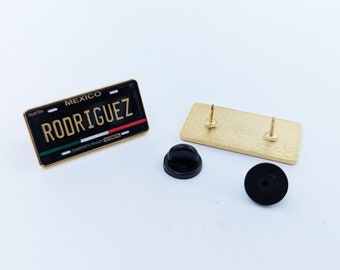 Rodriguez Pin For Caps And Clothing Enamel Badge Pin  Mexican Pin Mexican Flag Pin