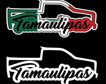 Tamaulipas Decal Trokita Decal Car Window TAMPS Vinyl Sticker Mexico Trucking