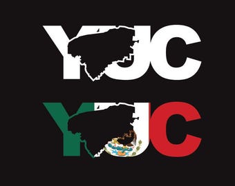 Yucatan letters Decal Car Window Laptop Map Vinyl Sticker Estado DF YUC Trokiando Trucks Vehicle Decal Trucks vehicle Mexican Flag