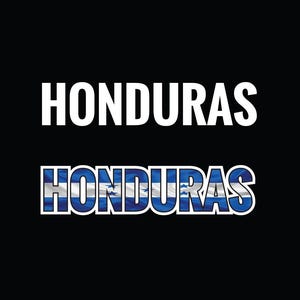 Honduras Letras Honduran Decal Car Window Laptop Vinyl Sticker Honduras Adhesive Trokas sticker