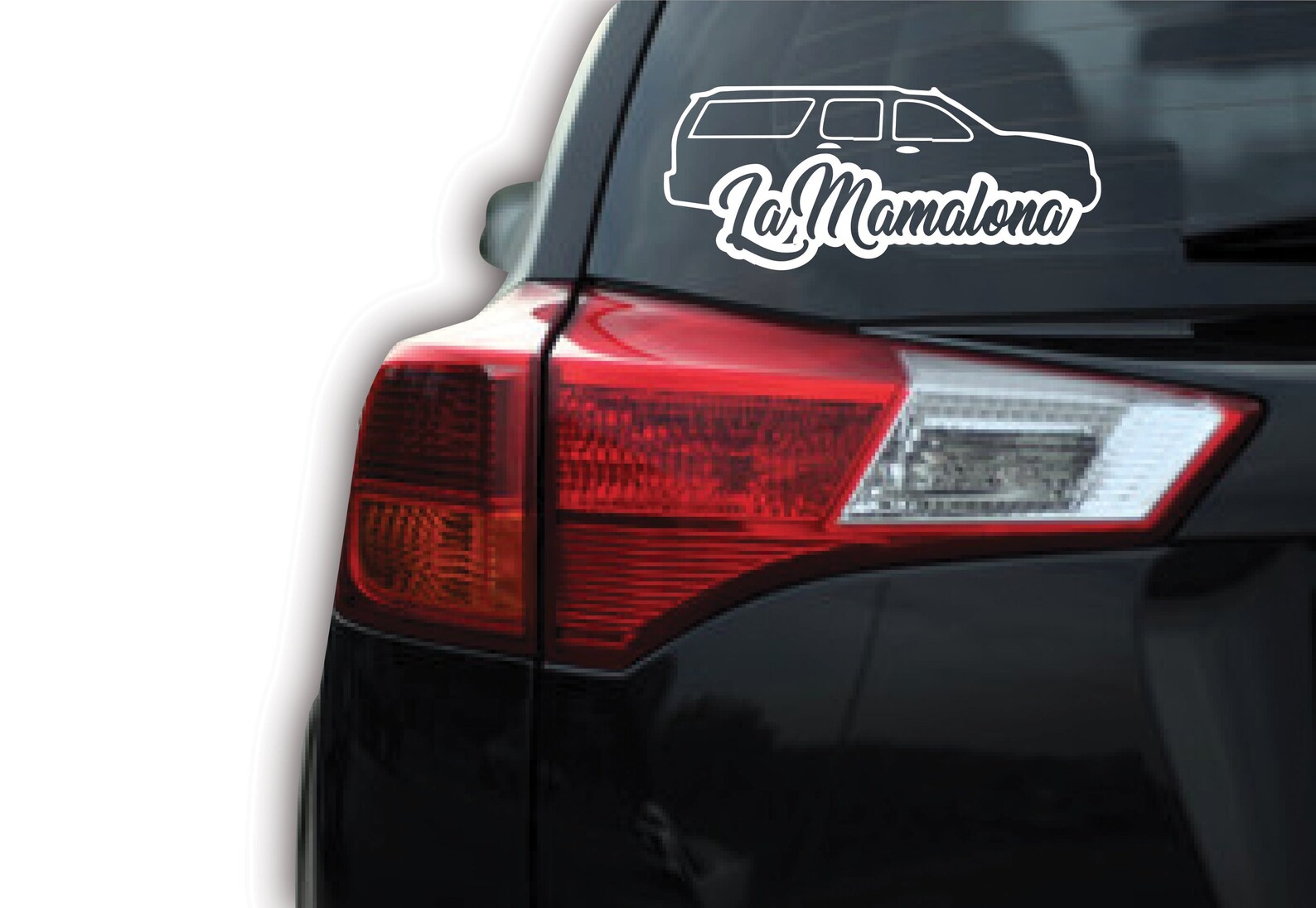 Sticker Tuerkcing La Mamalona Chevrolet Tahoe Decal Trokita Decal Car Sticker Mexico ...