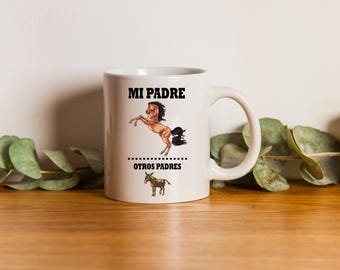 Mi Padre Otros padres Mug Hot Drink Cup 11oz Mug Coffee drink mug taza Father