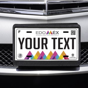 Estado de Mexico Car Plate aluminum License Plate Mexican Mexico Mexican CDMX