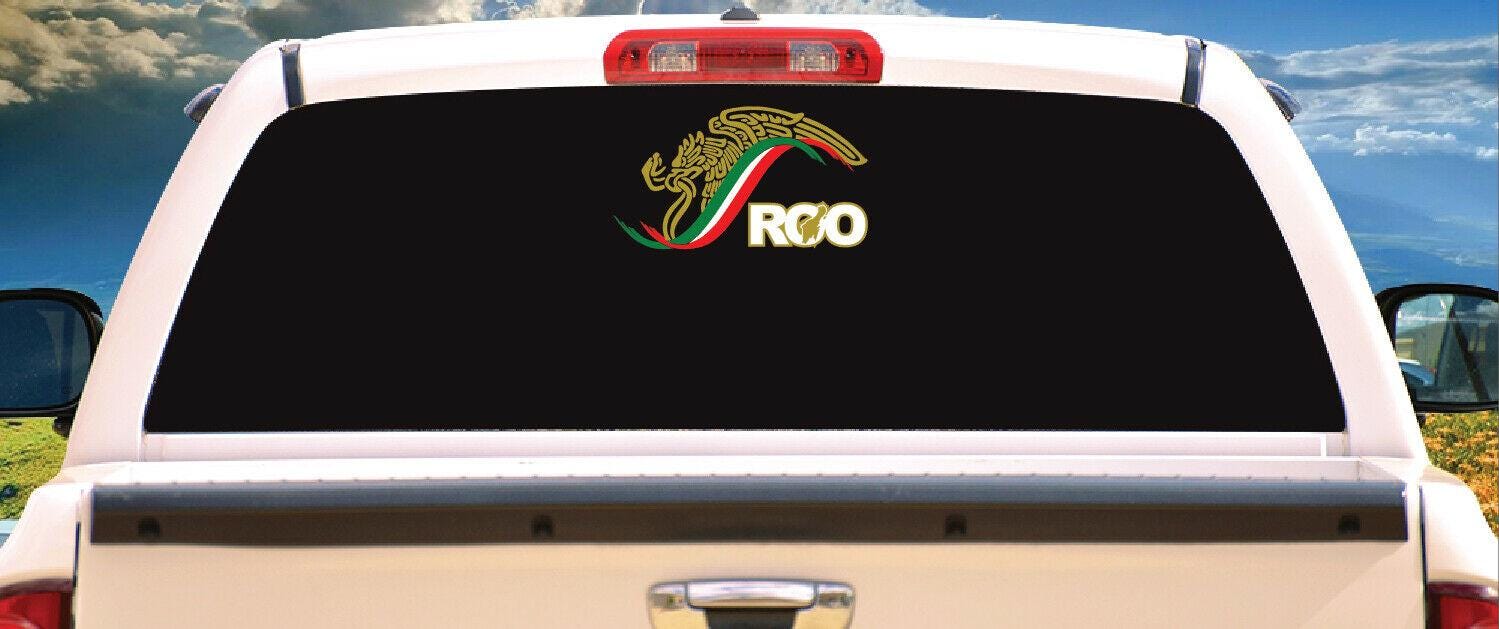 Barra Roo Sticker Mexico Eagle Quintana Roo Sticker | Car Window Vinyl Sticker Decal ...