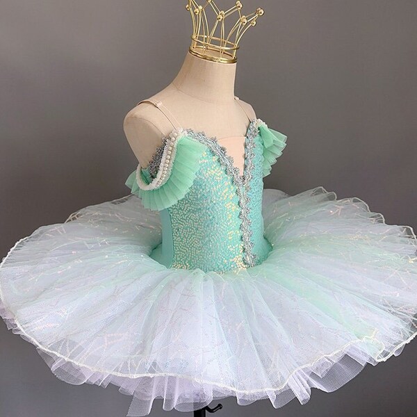 Robe tutu de ballet pour fille || Robe tutu de ballet pour tout-petit || Filles de robe de danse de ballet || Robe de concours de ballet