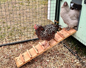 35" Western Red Cedar Chicken Coop Ladder Ramp **April Special**