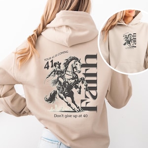 Popular Religious Women Sweatshirt, Your 41 Is Coming Religious Shirt, Jesus Shirt, 41 Is Coming Faith Cross , Cute Religious Women Gift