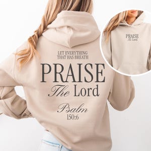 Let Everything That Has breath Praise the Lord hoodie | Christian apparel | Faith Based Christian Hoodie | Christian graphic apparel