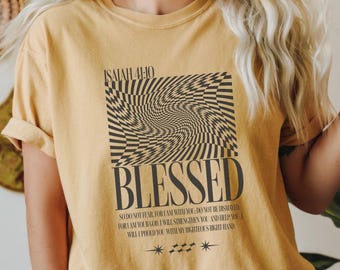 Comfort Colors Blessed Shirt, Blessed Tshirt, Blessed Tshirts, Womens Shirt, Womens Tshirt, Womens Shirts, Blessed Top, Blessed, Comfy Shirt