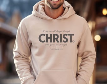 Christ is King Hoodie, Jesus Hoodie, Jesus Sweatshirt, Christian Apparel, Christian Merch, Christian Streetwear, Jesus Clothes, Unisex Gift