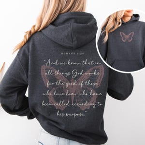 Jesus Loves You Christian Hoodie, Bible Verse Hoodie, Aesthetic Christian Sweatshirts, Jesus Hoodie, Church hoodie, Word On Back Hoodie