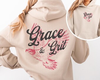 Grace Hoodie, Christian hoodie, Grow in Grace Hoodie, Bible verse hoodie, Christian clothing, Faith Hoodie, Church Hoodie, Christian sweater
