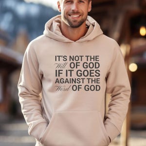 Will Of God Sweatshirt, Christian Sweatshirt, God is Good Hoodie, Christian Gift, Jesus Sweatshirt, Jesus Hoodie, Church Hoodie,Faith Hoodie