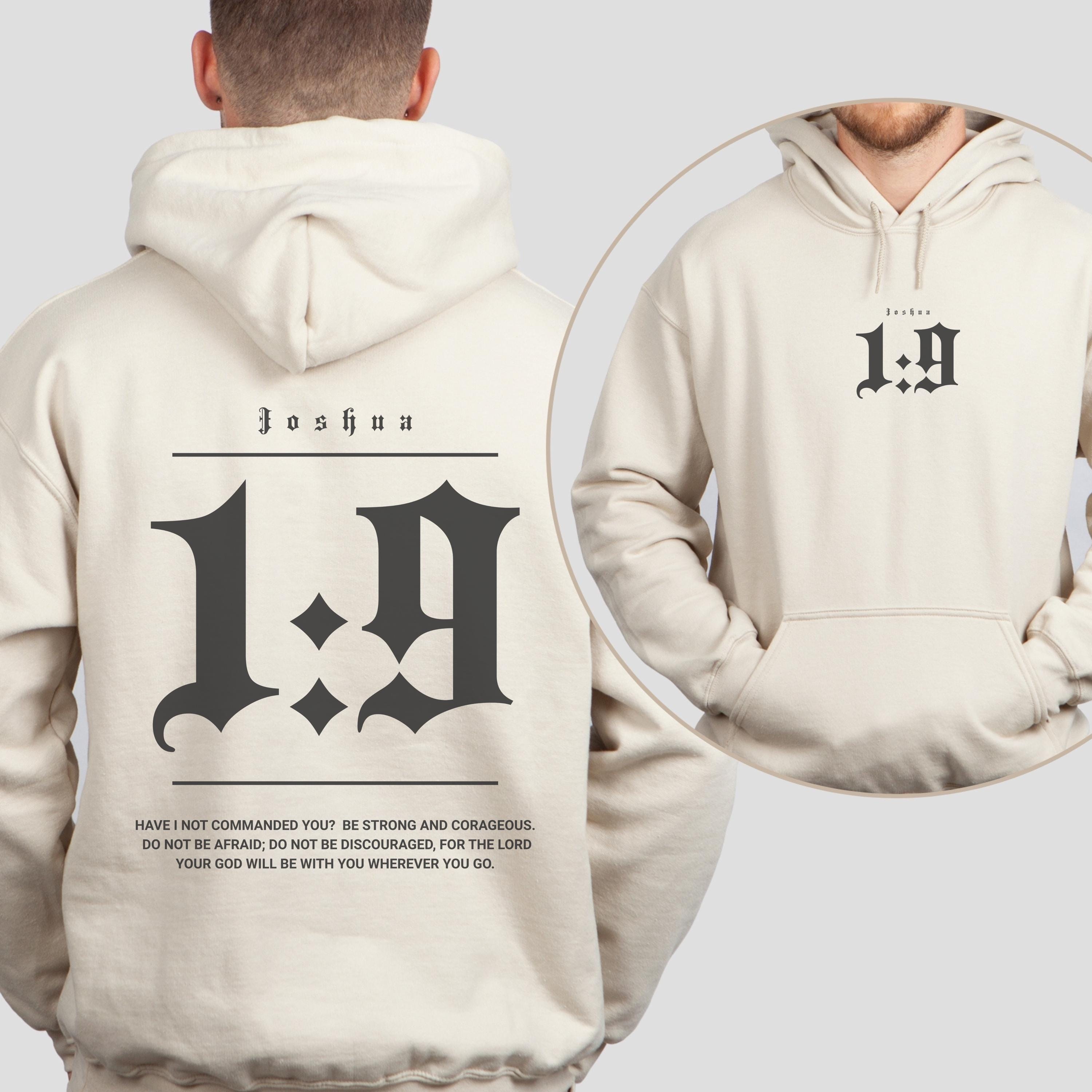 Be Strong and Courageous Sweatshirt, Joshua 1:9 Sweat, Scripture Shirt, Bible Verse Crewneck, Religious Gifts, Christian Gifts,Church Hoodie