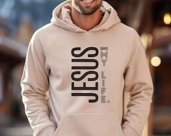 Jesus Christian Hoodie, Bible Verse Hoodie, Aesthetic Christian Sweatshirts, Jesus Hoodie, Church hoodie, Faith Hoodie, Mens Christian Shirt