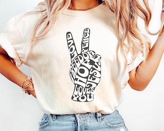Jesus Loves You Shirt Christian Mental Health Shirts Faith Based Clothing Christian Clothes Religious Indie Graphic Tee Church Shirt Peace T