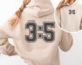 Proverbs 3:5 Shirt, Christian hoodie, Church Shirt, Church Hoodie, Jesus Hoodie, God is Good Shirt, Bible Verse Hoodie, Bible Verse Shirt