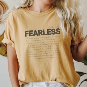 Christliche T-Shirts Frauen Bibel Studie Gott Shirt Jesus Tshirt Christian Mom Shirt Komfort Farben Christian Shirt Bibel Vers T-Shirt Psalm 23 Shirt