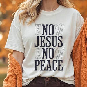 Comfort Colors Religious Shirt Jesus Shirt Aesthetic Christian Shirt Christian Apparel Jesus T-Shirt Christian Streetwear Clothing God Tee